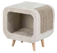 TRIXIE Kuschelh&ouml;hle Alicia mit Buchenholzf&uuml;&szlig;en 48x38x48cm...
