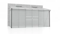 Vitavia Gew&auml;chshaus Osiris/Ida 7800 inkl. 2 Dachfenster - 7,8 m&sup2; 4 mm