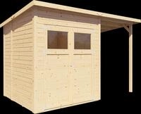 Bertilo Ger&auml;tehaus Amrum 2 Plus: 324 x 180 cm - naturbelassen - 14 mm