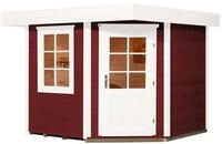 Weka Designhaus 213+ mit extra hoher T&uuml;r - 28 mm schwedenrot Designhaus 213 Gr. 1
