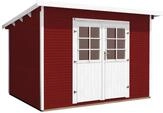 Weka Gartenhaus 219 wekaLine - 28 mm schwedenrot Gartenhaus 219 Gr. 2 (295 x 240 cm)