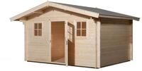 Weka 45 mm Weekendhaus 138 mit Vordach 60cm 380 x 300 cm - 50 % Rabatt auf