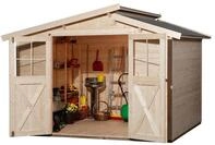 Weka Gartenhaus 323 / Ger&auml;tehaus 19 mm 299 x 250 cm naturbelassen - 50 %...