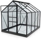 Vitavia Gew&auml;chshaus Venus 5000 inkl. 1 Dachfenster - 5,0 m&sup2;-schwarz-3 mm