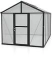 Vitavia Gew&auml;chshaus Zeus 10000 inkl. 2 Dachfenstern - 10,0 m&sup2; -schwarz-10 mm