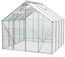 Vitavia Gew&auml;chshaus Merkur 6700 inkl. 2 Dachfenstern - 6,7 m&sup2; -Alu-blank...