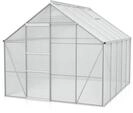 Vitavia Gew&auml;chshaus Merkur 8300 inkl. 2 Dachfenstern - 8,3 m&sup2; -Alu-blank...