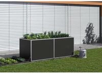 KGT Aluminium Hochbeet 210 - Profile pressblank - B2,05 x T0,91 x H0,77 m -...
