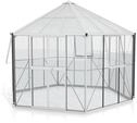 Vitavia Gew&auml;chshaus Juno/Hera 9000 inkl. 3 Seitenfenstern - 9,0 m&sup2; Alu-blank