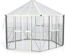 Vitavia Gew&auml;chshaus Juno/Hera 9000 inkl. 3 Seitenfenstern - 9,0 m&sup2; wei&szlig;