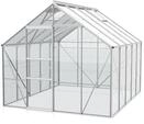 Vitavia Gew&auml;chshaus Merkur 8300 inkl. 2 Dachfenstern - 8,3 m&sup2; -Alu-blank eloxiert-3