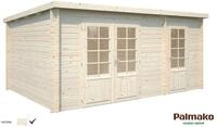 Palmako Gartenhaus Ella 13,1 m&sup2; Zweiraumhaus - 28 mm naturbelassen