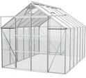 Vitavia Gew&auml;chshaus Uranus 9900 inkl. 4 Dachfenstern - 9,9 m&sup2; -Alu-blank...