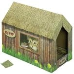 Nobby Katzenhaus aus Karton 49x26x36cm
