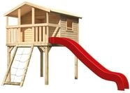 Akubi Kinderspielhaus Kinderspielger&auml;t Benjamin inkl. Wellenrutsche und...