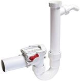 KESSEL 73052 - R&uuml;ckstaudoppelverschluss Staufix Siphon DN 50 Waschmaschinenanschluss