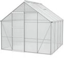 Vitavia Gew&auml;chshaus Merkur 6700 inkl. 2 Dachfenstern - 6,7 m&sup2; -Alu-blank...
