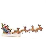Konstsmide Weihnachtsbeleuchtung LED Szenerie Weihnachtsmann im Schlitten