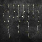 Konstsmide Weihnachtsbeleuchtung LED Eisregen Lichtervorhang 200 bernsteinfarbene