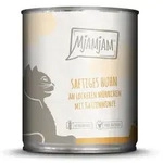 MJAMJAM Leckere Mahlzeit 800g Dose Katzennassfutter 6 x 800 Gramm saftiges Huhn an