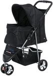 TRIXIE Buggy Hund und Katze 47x80x100cm schwarz