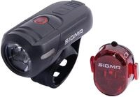 Sigma Sport Akku-LED-Leuchten-Set Aura 45 USB / Nugget II