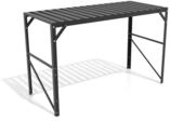 Vitavia Aluminium-Tisch mit 1 oder 2 Ebenen-1 Ebene-schwarz