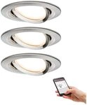 Paulmann LED Einbauleuchte Smart Home Nova Plus Coin Basisset schwenkbar