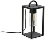 Konstsmide Bodenleuchte Bologna, E27, 230V, schwarz, transparentes Glas (7532-750)