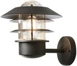 Konstsmide Wandleuchte Modena, schwarz, klares Glas (7303-750)