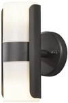 Konstsmide Wandleuchte Modena, schwarz, opalfarbenes Acrylglas (7522-750)