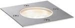 Paulmann Plug & Shine LED Bodeneinbauleuchte Floor Einzelspot aus Edelstahl