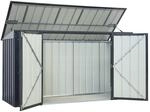 Globel M&uuml;lltonnenbox "Easy" mit Klappdeckel f&uuml;r bis zu 3 M&uuml;lltonnen 233 x 95 cm