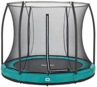 Salta Trampolin Comfort Edition Ground mit Sicherheitsnetz &Oslash; 305 cm gr&uuml;n