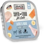 MAC's Cat 85g Schale Katzennassfutter Sparpaket 32 x 85 Gramm Lachs & H&uuml;hnchen