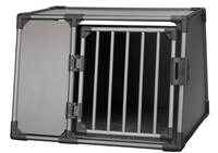 TRIXIE Hundetransportbox Aluminium graphit Gr&ouml;&szlig;e L (92 x 64 x 78 Centimeter)