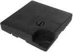 Derby F&uuml;llplatte 35 kg, 4er-Set, Kunststoff Schwarz