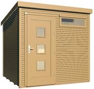 Weka Gartenhaus Designhaus wekaLine 171 mit extra hoher T&uuml;r - 28 mm...