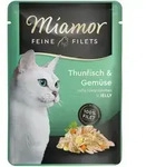 Miamor Feine Filets in Jelly 100g Frischebeutel Katzennassfutter Sparpaket 48 x 100