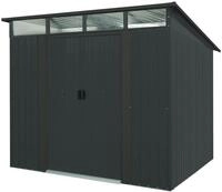 Pergart Metallger&auml;tehaus L&uuml;beck II 86 - 89 224 x 181 cm (Modell 86) anthrazit