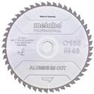Metabo S&auml;geblatt "aluminium cut - professional"190x2,2/1,8x30 Z52 FZ/TZ 5&deg;neg