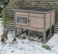 TRIXIE natura Kleintierstall XL mit W&auml;rmed&auml;mmung, 120 &times; 98 &times; 94 cm