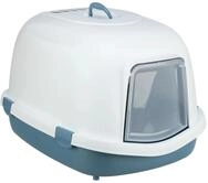 TRIXIE Katzentoilette Primo XXL Top, mit Haube, 56 &times; 47 &times; 71 cm, blau/wei&szlig;