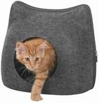 TRIXIE H&ouml;hle Cat, Filz, 38 &times; 35 &times; 37 cm, anthrazit