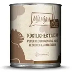 MJAMJAM Purer Fleischgenuss 800g Dose Katzennassfutter 6 x 800 Gramm k&ouml;stliches Lamm