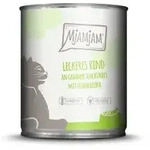 MJAMJAM Leckere Mahlzeit 800g Dose Katzennassfutter 6 x 800 Gramm leckeres Rind an