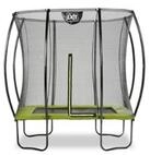 Exit Silhouette Trampolin mit Sicherheitsnetz 153 x 214 cm gr&uuml;n