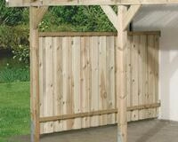 Weka hohe Seitenwand f&uuml;r Terrassen&uuml;berdachung 671