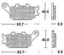 TRW Bremsbelag Typ SH Sintermetall mit ABE, Bremsbelag "MCB 634" Satz