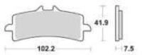 TRW Bremsbelag Typ SCR, Sinter Carbon Racing, Bremsbelag "MCB 792" Rennsportartikel
